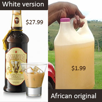Europeans package African alcohol and own it