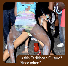 Whining up is African Caribbean culture or just a vugar corruption?